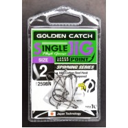 Гачки для лову риби, GC Single Jig 1259, 10шт/уп, колір BN, №2